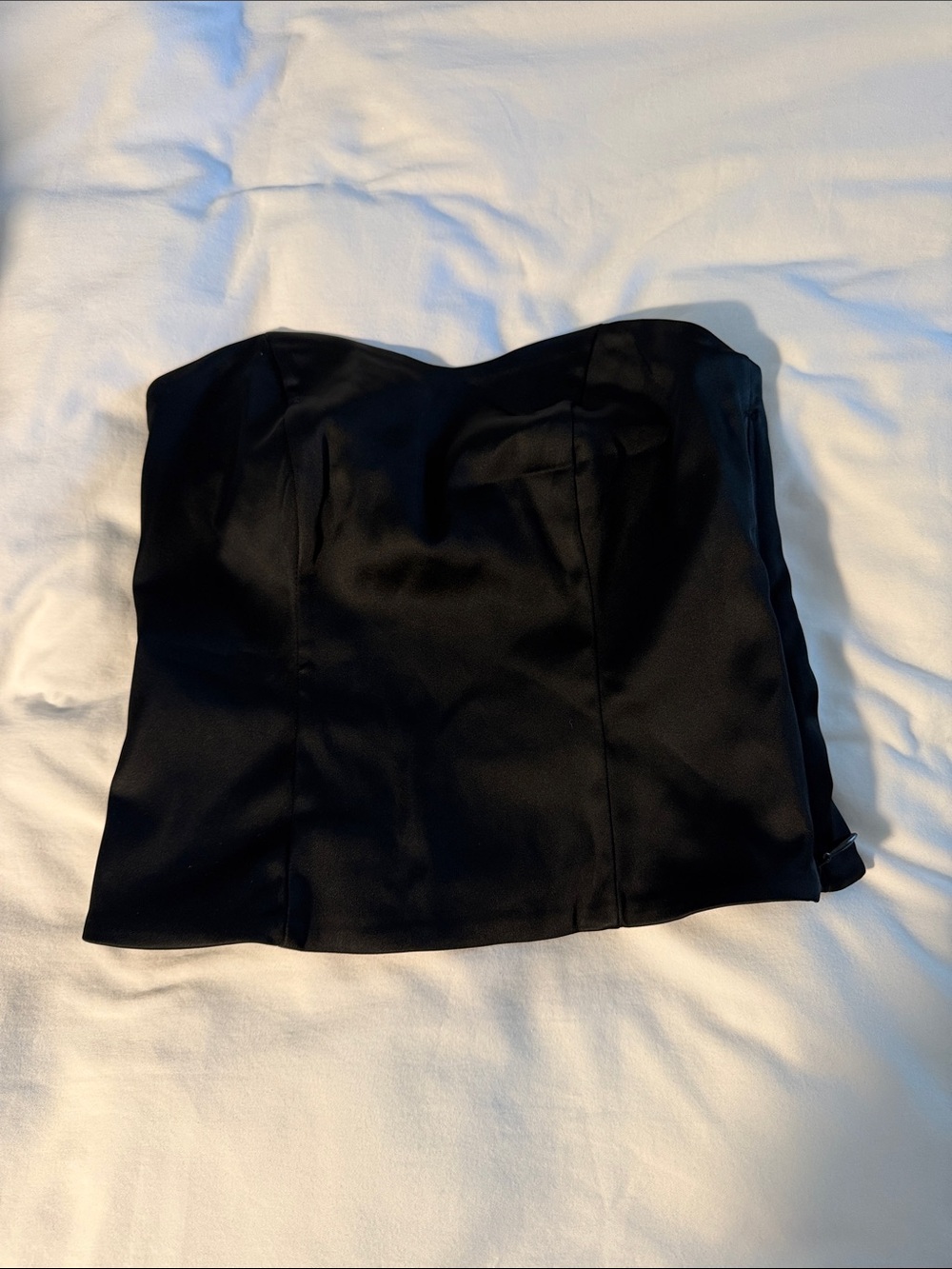 Abercrombie & Fitch Black Strapless Bustier Top